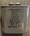 Capacitor Cornell-dubilier Soggy Foil 10000 Afc 24 Mfd 400 Vac. Fixed Price $24.00.