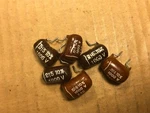 6 Nos Brown Drop .015 Uf 1000V Capacitors Vintage Micamold Guitar Amp Tone Caps. Fixed Price $20.00.