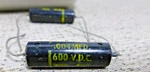 Universal Sprague Black Beauty Capacitor/mylar &bakelite/ .004MFD /600VDC/1950'S. Fixed Price $10.49.