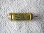 (one) Jensen 0.1 Uf 400VDC Rare Paper In Oil Capacitor. Fixed Price $29.50.
