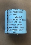 Aero-m Capacitor 27000 Uf 16V Aluminum Electrolytic Computer Grade, Nos Mexico. Fixed Price $9.99.
