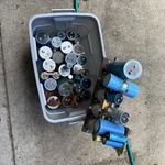 Huge Lot Of Used Large Electrolytic Capacitors - Mallory, Sprague, Mepco. Fixed Price $85.00.