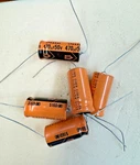 5PC 516D Sprague 470UF 50V Axial Lytic Capacitor **nos. Fixed Price $10.00.