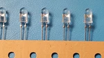 1000 Pcs Led 5MM, 5V, 25MA Clear Marktech LC503PBL1-30P ,ultra Bright Blue. Fixed Price $37.00.