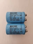 Ea Mallory Capacitors Pn CGR163U0116U2L, 16000 Uf, Vdc- Removed From Nos.. Fixed Price $39.95.