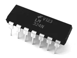 LM324N National Semiconductor Opamp Gp Circuit DIP-14. Fixed Price $35.00.