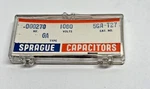 Vintage Sprague 5GA-T27 Type Ceramic Disc Capacitors .000270UF 1000V. Fixed Price $22.00.