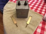 Vintage Cornell-d 4UF 2500V Oil Filled Amplifier Audio Capacitor Lot 14A. Fixed Price $40.00.