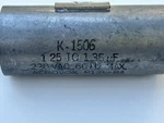 Vintage Aerovox K-1506 Capacitor Fixed Paper 1.25 1.35UF / 220 Vac. Fixed Price $25.00.