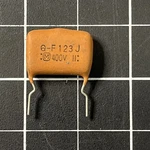 20 Each 0.012UF 5% 400V Panasonic Film Capacitors Part# ECQ-F4123JZY. Fixed Price $9.95.