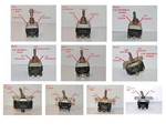 Vintage C-h Cutler Hammer Toggle Switch 9 And 12 Screw Terminal 10 Models Nos. Fixed Price $60.00.