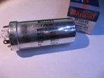 Electrolytic Capacitor Sect 250,200,50UF 200,200,200VDC Mallory FP318.85 Nos. Fixed Price $9.99.