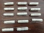 Western Electric KS16390 List 17 55 30V Axial Capacitor Lot Of 14 Nos Bell Sys. Fixed Price $149.99.