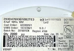 972 Pcs - 293D106X9016B2TE3 Vishay Cap Tant 10UF 10% 16V 1411 16+. Fixed Price $84.00.