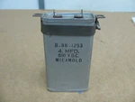 Micamold Oil Capacitor 4 Mfd 600 Vdc B-8B-1253. Fixed Price $20.00.