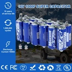 Maxwell 16V 1000F Super Audio Capacitor Battery 12PCS 2.7V3000FARADS Car Starter. Fixed Price $490.00.