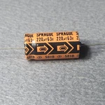Vinatge Sprague Capacitor 220UF 63V 501D. Fixed Price $8.00.