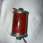 Glass Capacitor Plastic Inc OF30 254 0.25 Mfd 3000 Vdcw Used. Fixed Price $25.00.