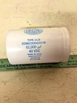 Sangamd DCM613U040DD2B Capacitor 61,000 Uf, Vdc. Fixed Price $15.95.