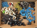Big Lot Of Vintage Capacitors Electrolytic Cde Yellow Film Mallory Whale Richey. Fixed Price $20.00.