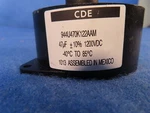 Cornell Dubilier - 944U470K122AAM Capacitor Pp Film, 47UF, 1.2KV 10%. Fixed Price $99.99.