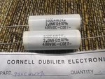 Film Capacitor Cornell Dublier Dielectric Polypropylene (2 Pcs). Fixed Price $14.00.
