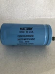 Mallory CGS203U050V4C Capacitor 20000 Mfd Pos+ 85C Max Surge 65VDC. Fixed Price $9.99.