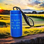 Uxcell 150UF 250VAC CD60 Wires Motor Starting Capacitor.... Fixed Price $18.00.