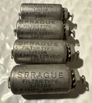 Sprague Filter 1JX106 .4 Amps 125VDC Rare Vintage Qty. Fixed Price $20.79.