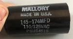 Mallory 145-174MFD 110/125VAC PSU14515 Untested D5.2. Fixed Price $20.00.