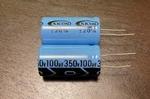 2 Pcs Xicon 100UF 350V Aluminum Electrolytic Cap +85C 10MM Ls Tested Usa Ship. Fixed Price $5.98.