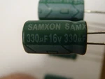 One Lot 250 Pieces 330UF / 16V Aluminum Electrolytic Capacitors - New & Unused. Fixed Price $25.00.