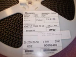 Qty (2100) .22UF 20% 2220 Smd Metallized Film Capacitors MMC5.7-224M50V Evox. Fixed Price $129.99.