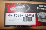 Hi-tech 7084+1.0MM (.040) Set Of Pistons For Isuzu 4ZD1 Engine. Fixed Price $81.60.