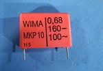 4PCS - Wima MKP10 0.68UF (0,68 F) 160V 5% Capacitor Nos (fast Usa Shipping!). Fixed Price $14.99.