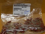 Panasonic ECQE2473KF .047UF 250V Radial Lead Film Capacitors Qty 100 Nos. Fixed Price $23.00.