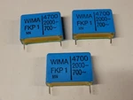 Wima FKP1 4700PF 2000V 5% Nos Capacitors Qty 3 German. Fixed Price $13.00.