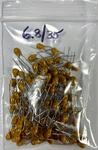 6.8UF 35V 10% Radial Tantalum Capacitor Avx 100 Pcs. Fixed Price $17.00.