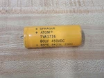 Sprague TVA-1716 Capacitor TVA1716 80UF 450DC. Fixed Price $35.77.