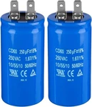 Motor Start Capacitor 250UF 250VAC 50/60HZ, Electric Style:. Fixed Price $29.99.