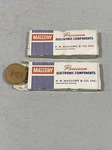 Mallory MAG25022 Ceramic Disc Capacitors .22 Mfd 25V 20% Nos Lot Of 10PCS. Fixed Price $11.57.