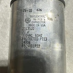 20UF 370VAC Ge Capacitor 21L320 60HZ. Fixed Price $14.50.