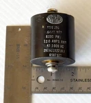 Sangamo Cde High-voltage Mica Capacitor, 2200 Pf 6KV, 12 Amps Mhz. Fixed Price $54.95.