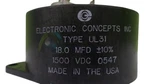 Electronic Concepts UL31 Capacitor Unmp. Fixed Price $20.00.