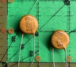 Capacitors Ceramic Leaded DD60-102 Centralab .001UF 6000V Disc 6KV Vintage 2PCS. Fixed Price $15.35.