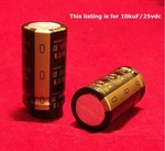 Nichicon Lks 10KUF/25VDC Power Supply Capacitor Set Of. Fixed Price $10.98.