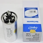 Supco CD40+4X440R Hvac Motor Round Dual Run Capacitor Mfd Volts. Fixed Price $12.01.