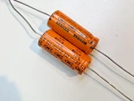 Lot Of Siemens 220 63V Axial Electrolytic Capacitors 85 Nos. Fixed Price $10.85.