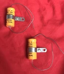 2 Sprague 150 Uf 50V Electrolytic Capacitors Axial Atom Orange Nos 1976 Vintage. Fixed Price $18.00.
