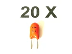 10UF, 6.3V, 20%, RM2.5, +125 Tantalum, Thomson/avx, TAP106M006SCS, Pack. Fixed Price $5.79.